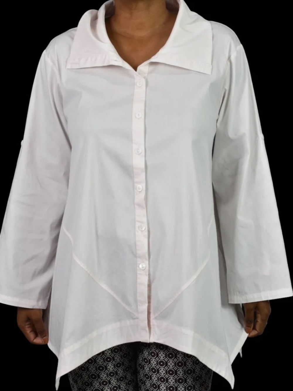Inae  Light Pink Button-Down Tunic Shirt- worn about 3 times. 99 retail